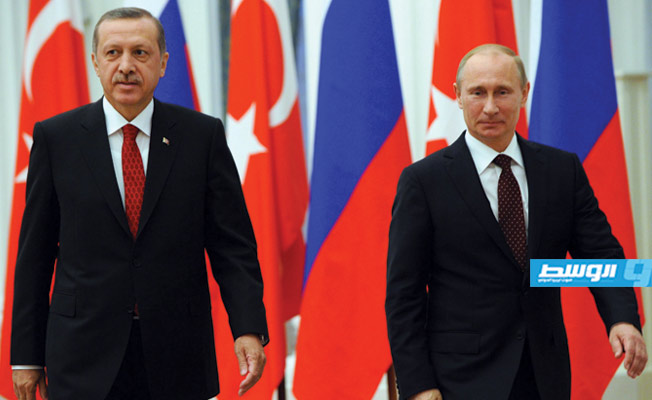 بوتين يناقش الأزمة الليبية مع إردوغان في اجتماع بتركيا الأربعاء