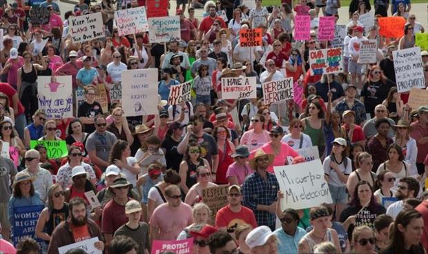 تظاهرات في ألاباما ضد قرار متشدد بشأن الإجهاض