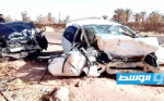 وفاة 5 أشخاص في حادث مروري على طريق «سبها - أوباري»
