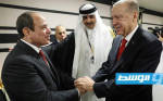 الرئاسة التركية: أول مصافحة بين أردوغان والسيسي في قطر