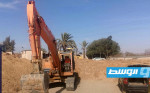 اختبارات لخزان الرياينة المغذي للتجمعات السكنية بخط أبوزيان-الرحيبات