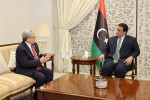 المنفي يبحث مع الجرندي تطوير العلاقات بين ليبيا وتونس