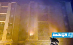 إضرام النيران في مقر مجلس النواب في طبرق