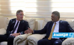 العبدلي يبحث مع السفير الألماني إدخال محطتي غرب طرابلس ومصراتة على شبكة الكهرباء في أسرع وقت