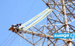 «الكهرباء» تواصل تنفيذ خط 400 كيلو فولت الرابط بين محطتي جنوب وغرب طرابلس