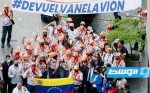 وفد فنزويلي في سفارة الأرجنتين لطلب الإفراج عن الطائرة المحتجزة مع طاقمها