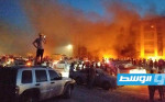 إضرام النيران في مقر مجلس النواب في طبرق