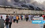 إخماد حريق في مجمع تجاري بمصراتة