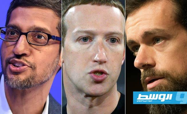 رؤساء «فيسبوك» و«غوغل» و«تويتر» يتمسكون بقانون حماية المنصات