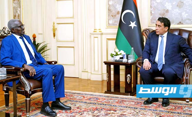 Menfi meets with Sudanese ambassador, receives message from the Chairman of Sudan's Transitional Sovereignty Council