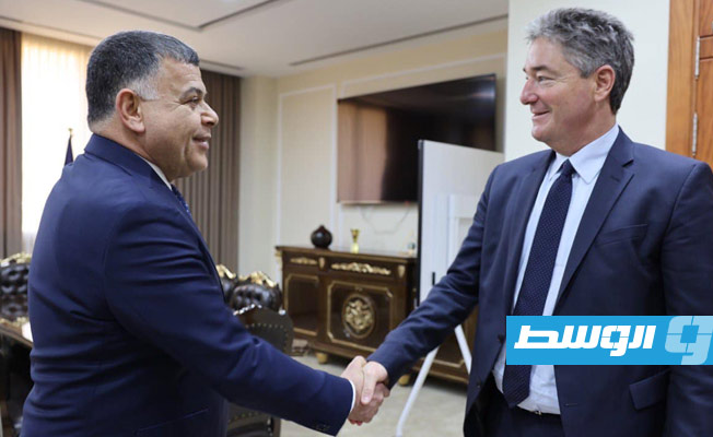 وزير الداخلية يبحث مع سفير ألمانيا فتح خدمات التأشيرات لليبيين