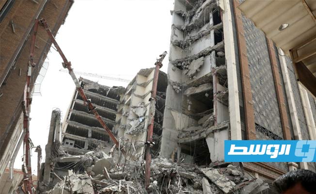 إيران: ارتفاع حصيلة انهيار مبنى في جنوب غرب البلاد إلى 36 قتيلا