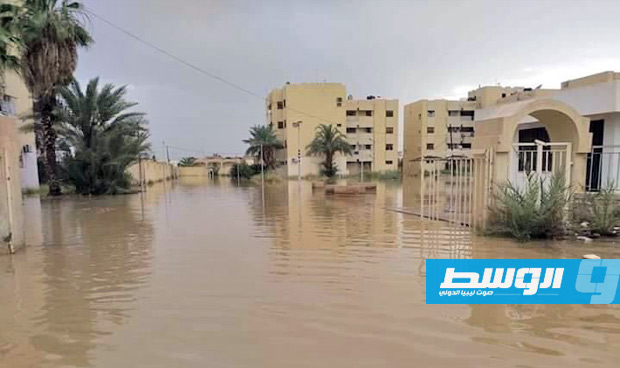 شركة الكهرباء: لا يمكن إعادة التيار إلى غات في الوقت الحالي بسبب ارتفاع منسوب المياه