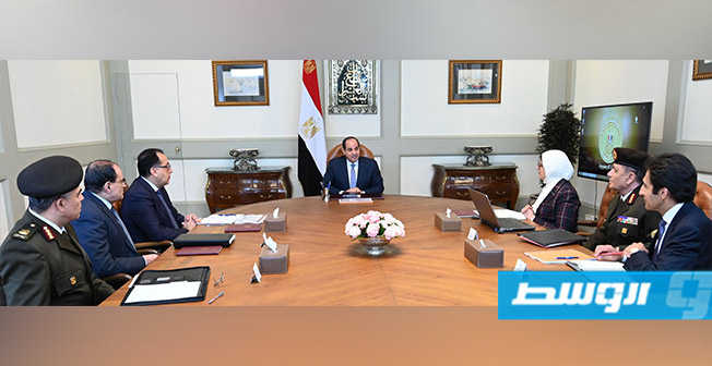 السيسي يناقش الخطة الاحترازية لـ«كورونا المستجد» في مصر ويوجه برفع درجة الجاهزية