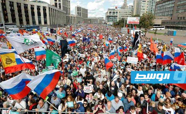 توقيف أكثر من 1000 شخص خلال تظاهرة للمعارضة بموسكو