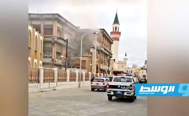 Fire breaks out at Central Bank of Libya building in Tripoli