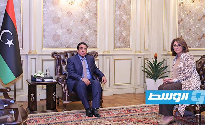 Menfi discusses ongoing diplomatic work with three Libyan ambassadors