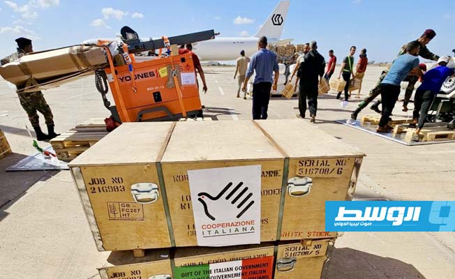 Italian Embassy: Additional aid plane arrives in Benghazi for Derna and other areas affected by Storm Daniel flooding