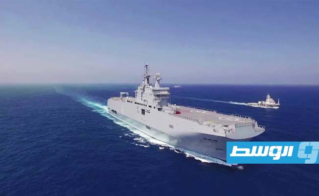 Egyptian President El-Sisi disptaches Mistral ship to work as field hospital in support of Libyan authorities