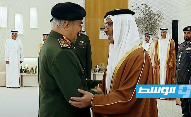 Haftar attends IDEX and NAVDEX defense exhibitions in Abu Dhabi