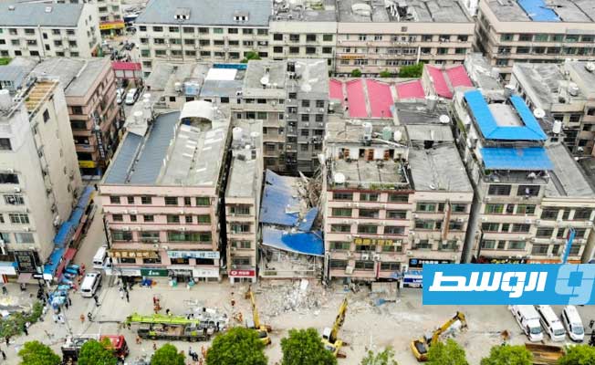 الصين: ارتفاع حصيلة قتلى انهيار المبنى إلى 53