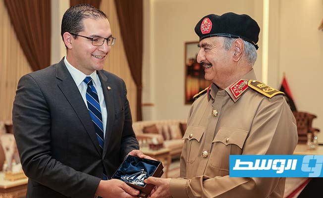 Marshal Haftar receives Maltese delegation in Benghazi