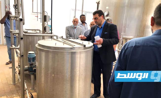 Operational testing takes place at Misrata dairy plant in preparation for resumption of work