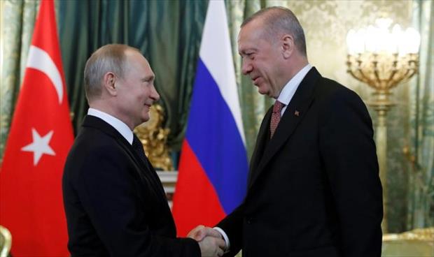 محادثات بين بوتين وأردوغان على صعيد التعاون العسكري ومنظومة «إس-400»