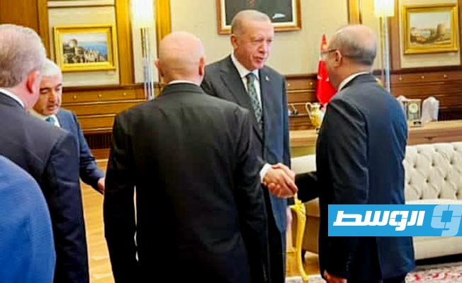 اللافي يوضح محاور لقائه وعقيلة صالح مع إردوغان في أنقرة