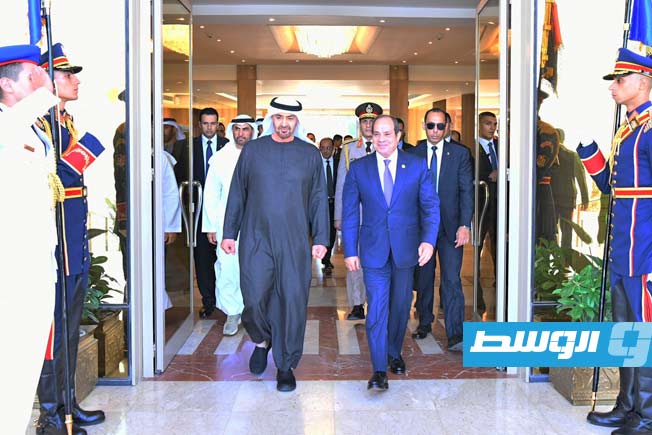 السيسي وبن زايد يرحبان بمبادرة ترامب لوقف الحرب في قطاع غزة