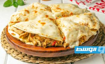 فطيرة شاورما الدجاج