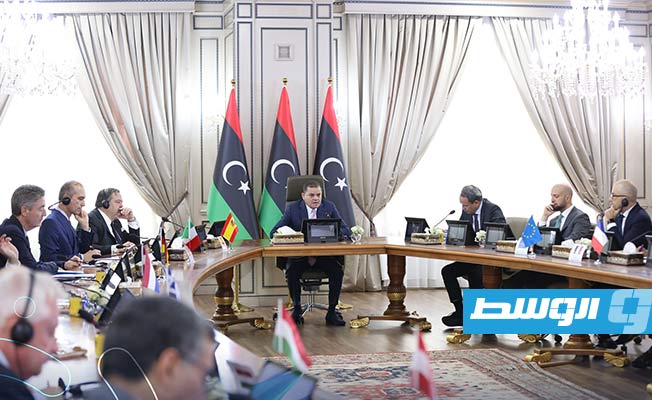 الدبيبة يناقش مع سفراء الاتحاد الأوروبي «مبادرة باتيلي»