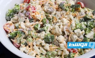 طريقة تحضير سلطة البروكلي والخس