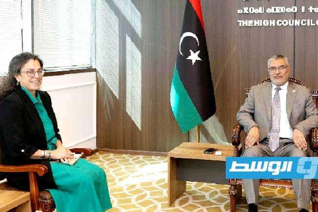 تكالة وخوري يبحثان آليات تنفيذ خريطة الطريق المقترحة لحل الأزمة السياسية