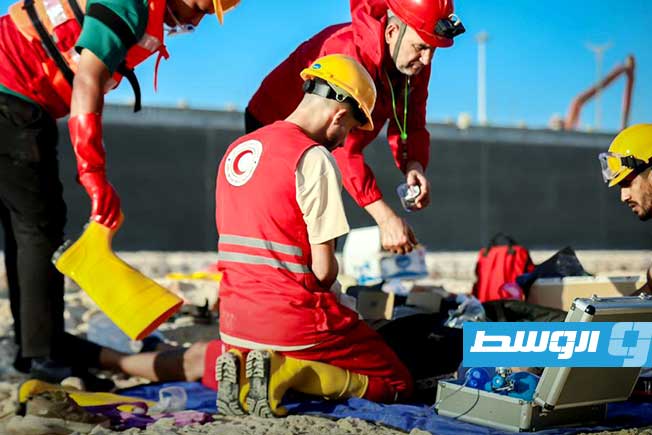 «الهلال الأحمر» تطلق مبادرة «مستجيبون» لاختبار خطط الإنقاذ في درنة