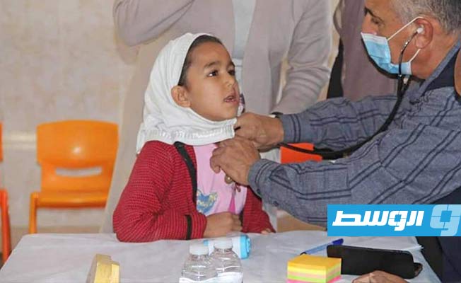 إجراء فحوصات طبية لطلاب المدارس في بني وليد