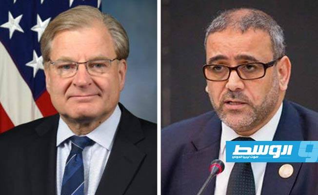المشري يؤكد لـ«نورلاند» حرص مجلس الدولة على المشاركة «الفاعلة» في جولات الحوار
