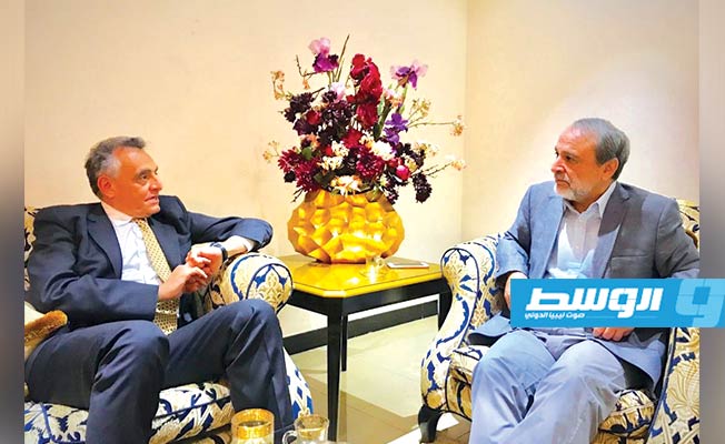السفير الإيطالي يلتقي السويحلي في طرابلس لبحث الأوضاع في ليبيا