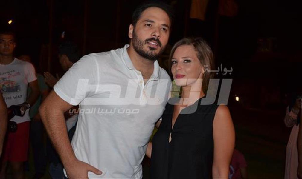 بالصور: رامي عياش وإيمان العاصي يبدآن تصوير «باباراتزي»