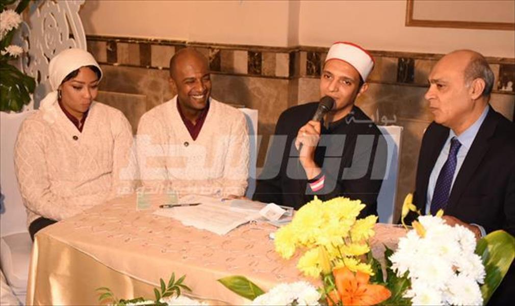 بالصور: عقد قران عضو «بلاك تيما»