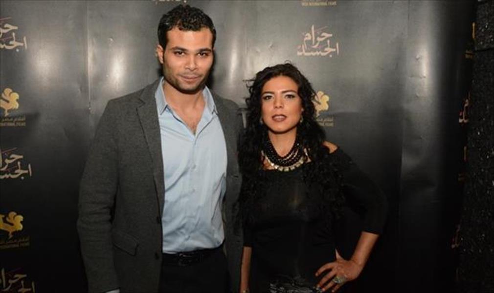 بالصور: ناهد السباعي في العرض الخاص لـ«حرام الجسد»