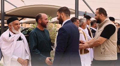 وفد من حكومة الدبيبة يحضر مائدة إفطار في الزنتان
