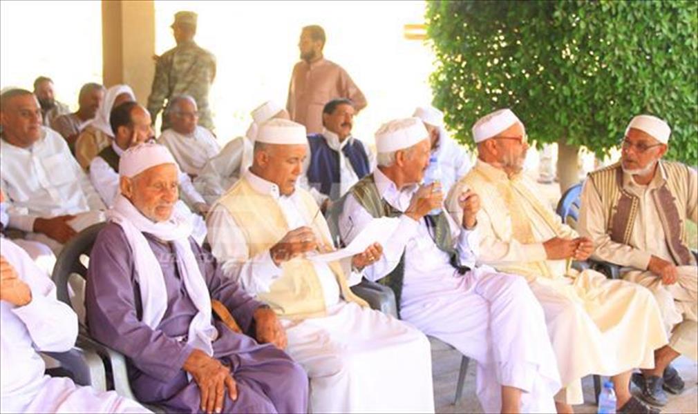 قبيلة الزوية تقدم الدعم لقوات الجيش المرابطة جنوب أجدابيا