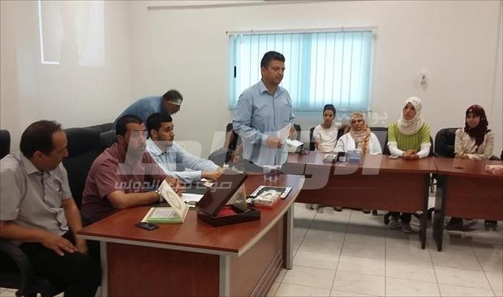 مركز رأس عبيدة يقيم حفل تأبين للطبيبة سراب اللواطي