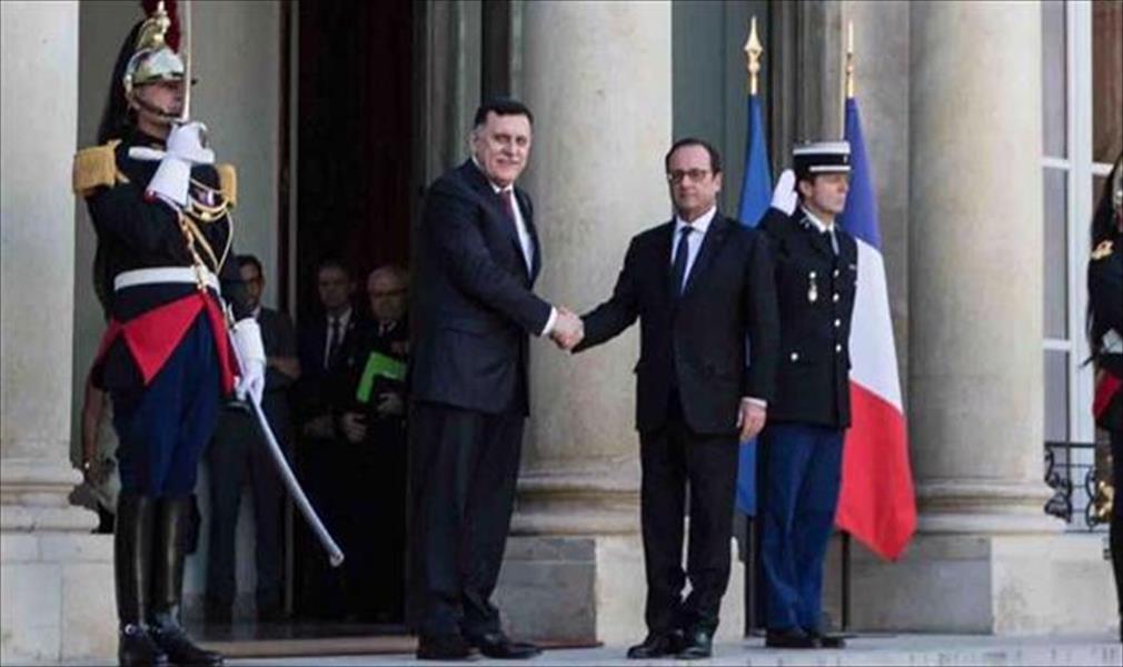دعم جديد لحكومة السرّاج من الإليزيه