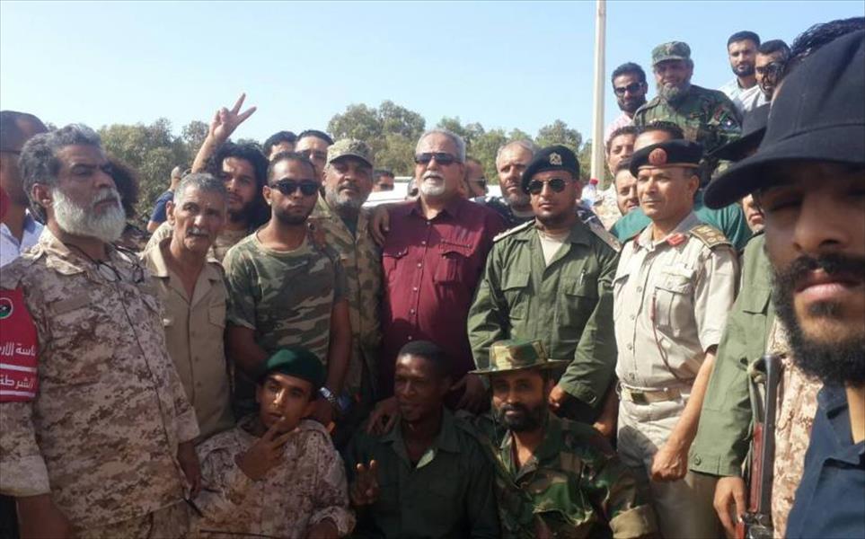 العريبي يفتتح جسر مصنع الفرش في منطقة بالعون ببنغازي