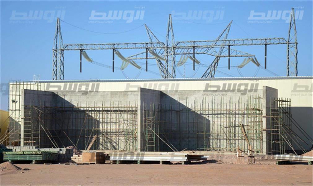 القوة الثامنة في سبها تتولى تأمين (المحطة 400) الكهربائية