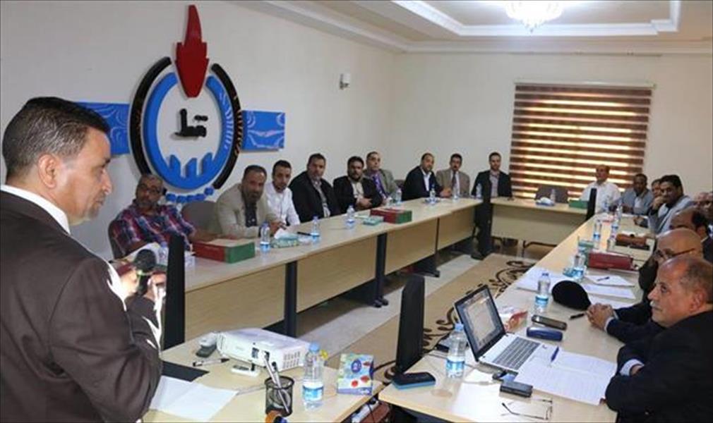 «البريقة» تناقش تجهيزات مشروع إنشاء مستودع نفطي