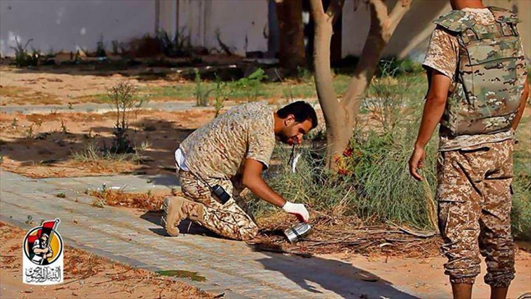 إطلاق عمليات تمشيط وكشف الألغام والمفخخات في سرت