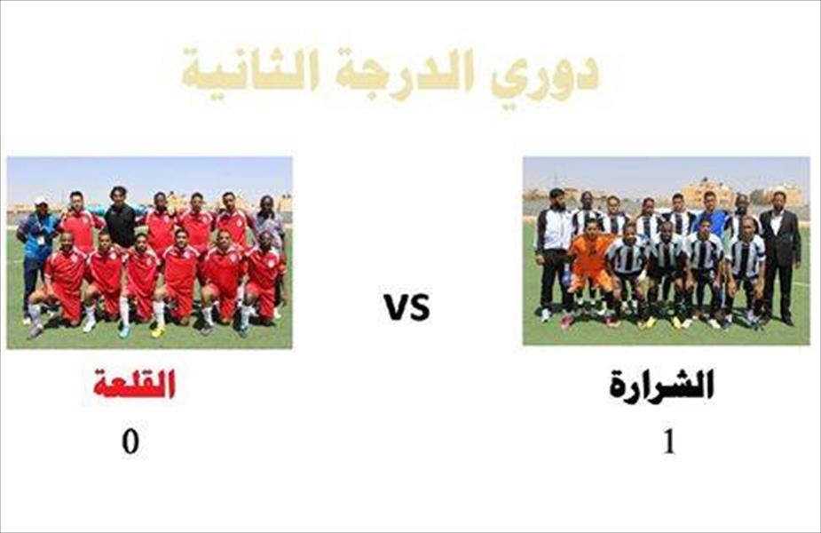 الشرارة تشعل قمة دوري الدرجة الثانية بالفوز علي القلعة